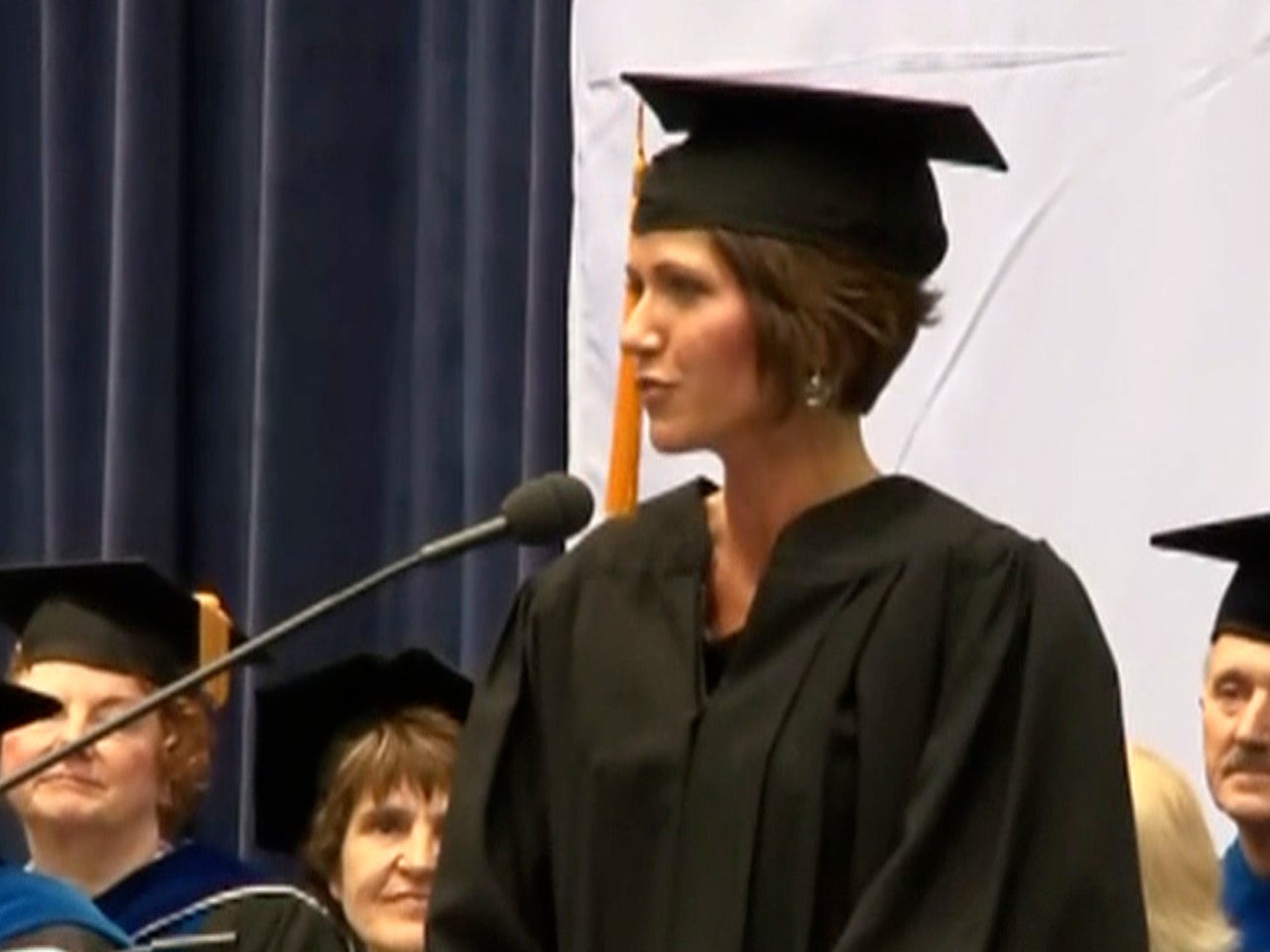 The graduate Rep. Kristi Noem, RS.D., gets her college degree CBS News