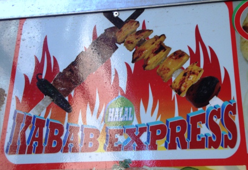 Menu from Kabab Express 