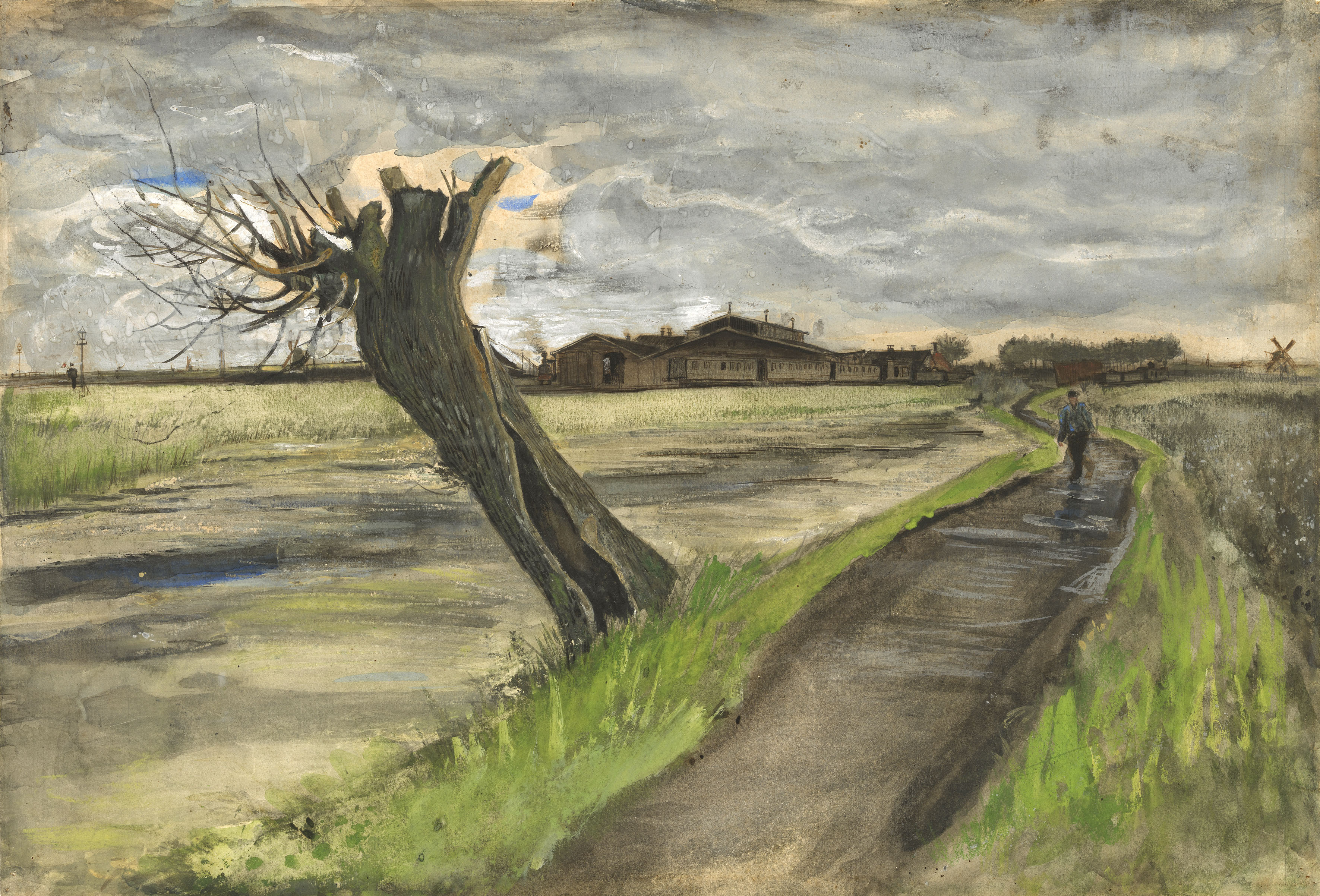 Museum unveils watercolor from Van Gogh's youth - CBS News
