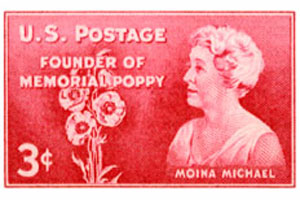 Moina Michael stamp 