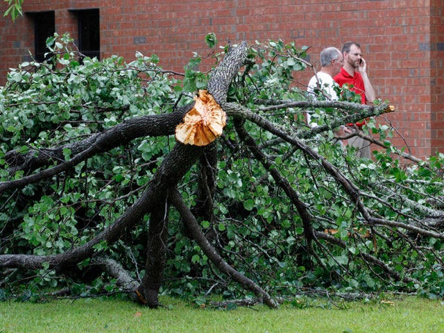 Tornado from remnants of Beryl destroys homes in NC - CBS News