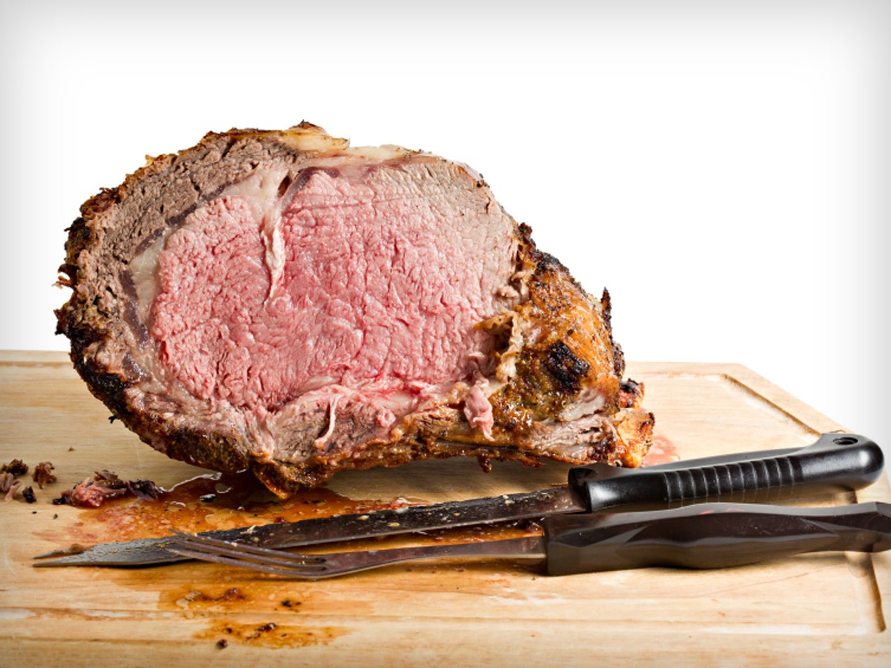 Bobby Flay S Prime Rib With Red Wine Thyme Butter Sauce Cbs News