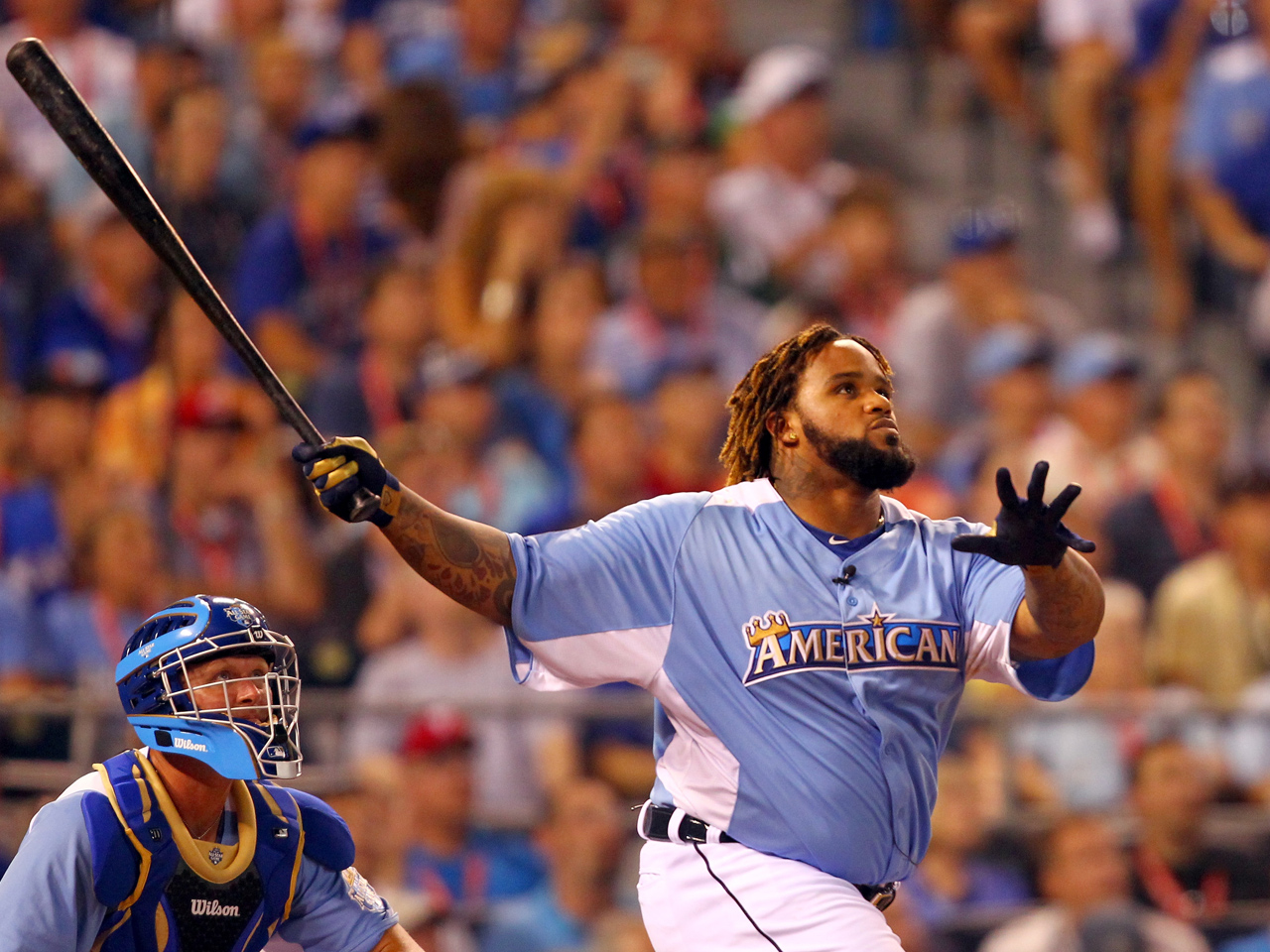 Prince Fielder goes big at the Home Run Derby as Cano swings and