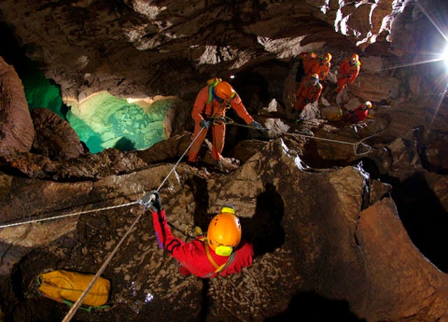 Astronauts head deep underground for space training - CBS News