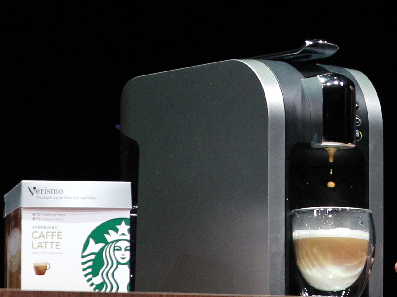 The New Starbucks Verismo Single-Serve Home Coffee Brewer