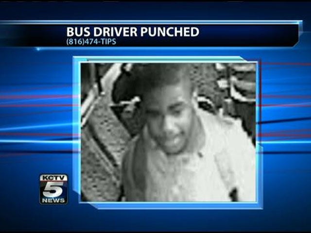 Police Search For Man Caught On Video Punching A Kansas City Bus Driver