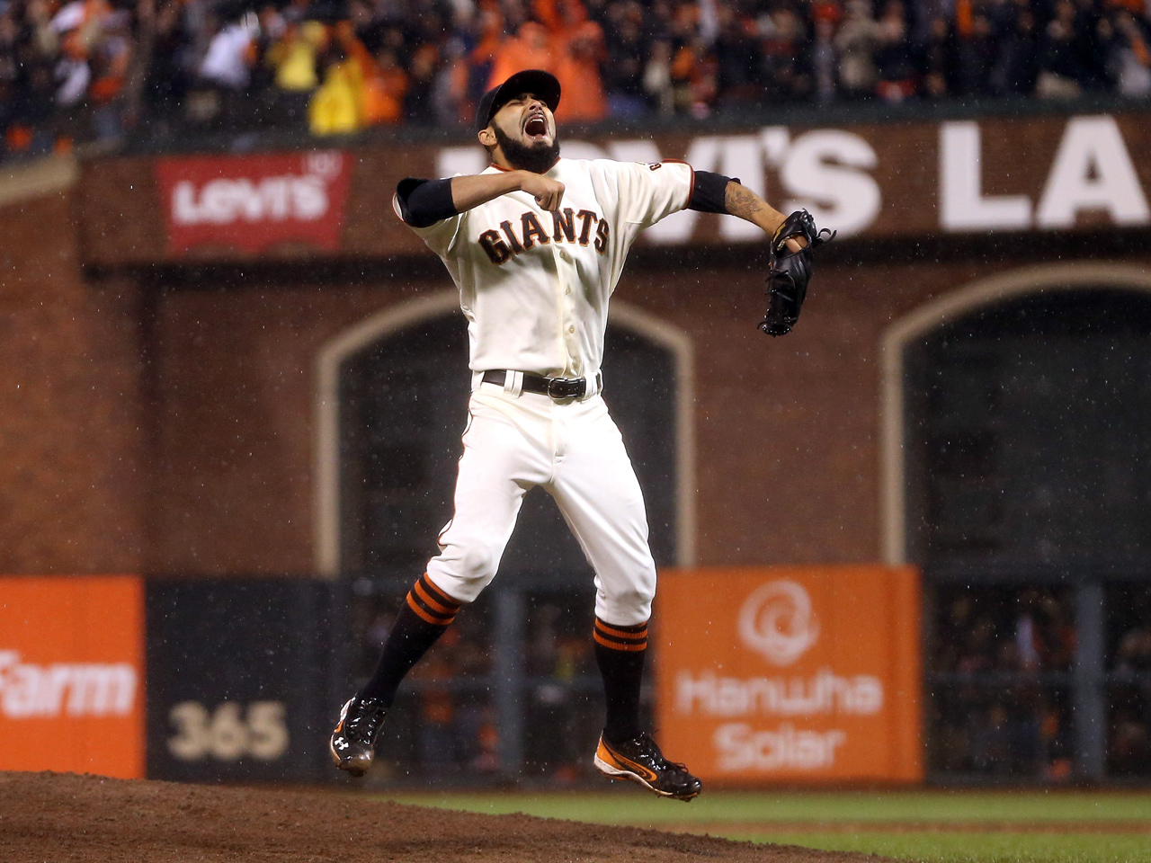 Brandon Crawford  Batting practice. Game 1. NLCS @ AT&T, 20