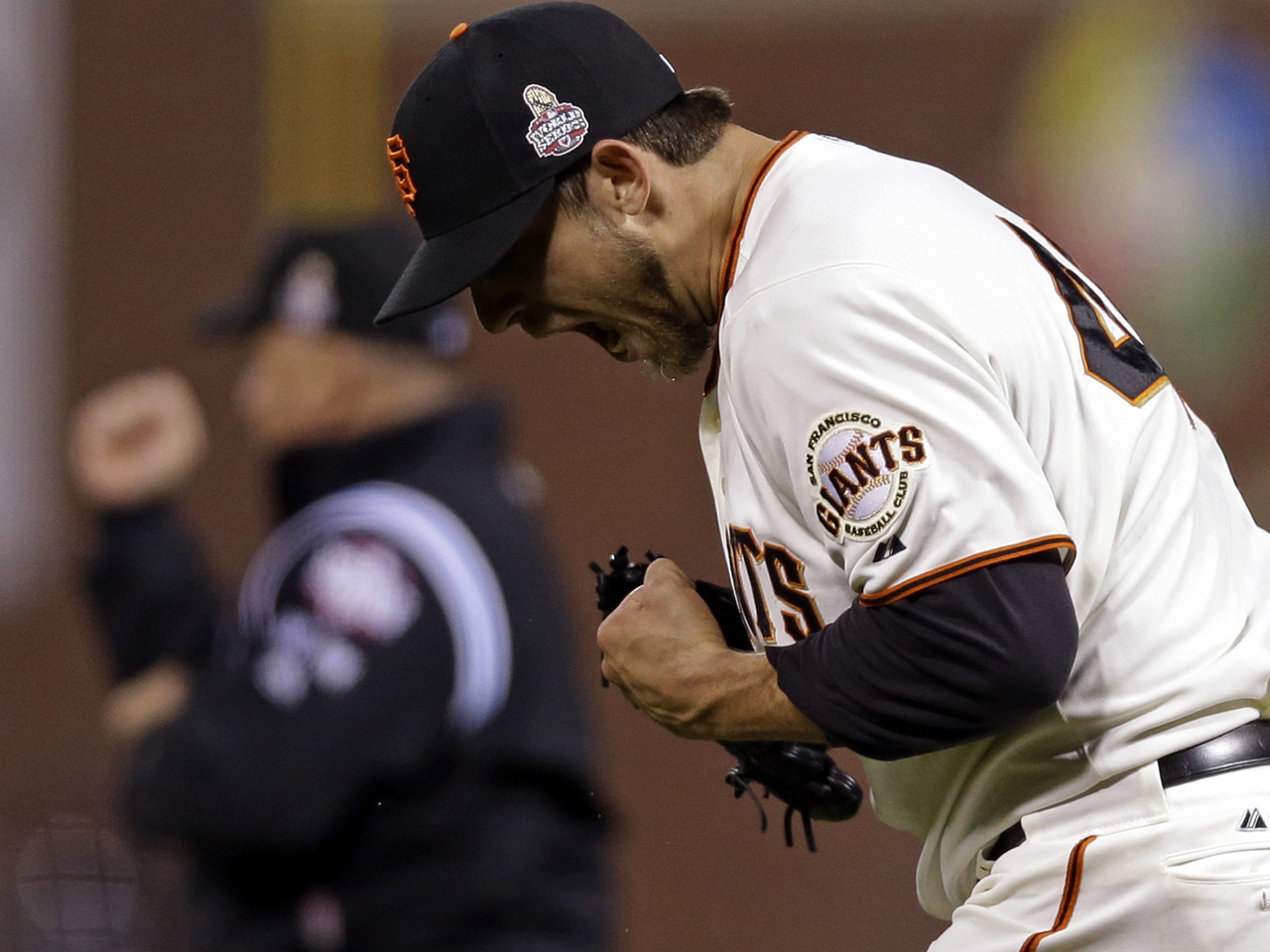 WORLD SERIES: Bumgarner pitches Giants to within a win of title