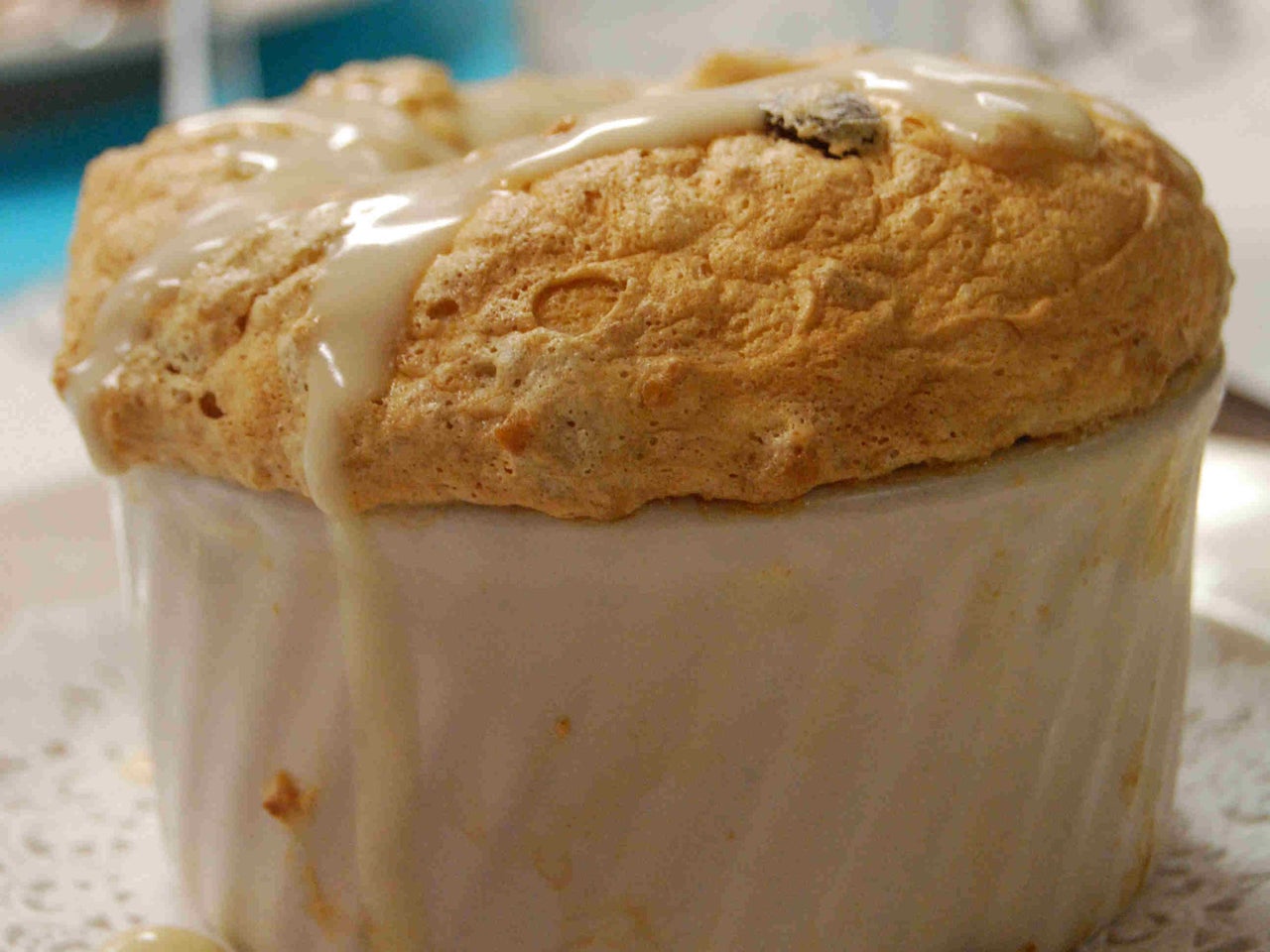 Recipe Bread Pudding Souffle With Whiskey Sauce CBS News