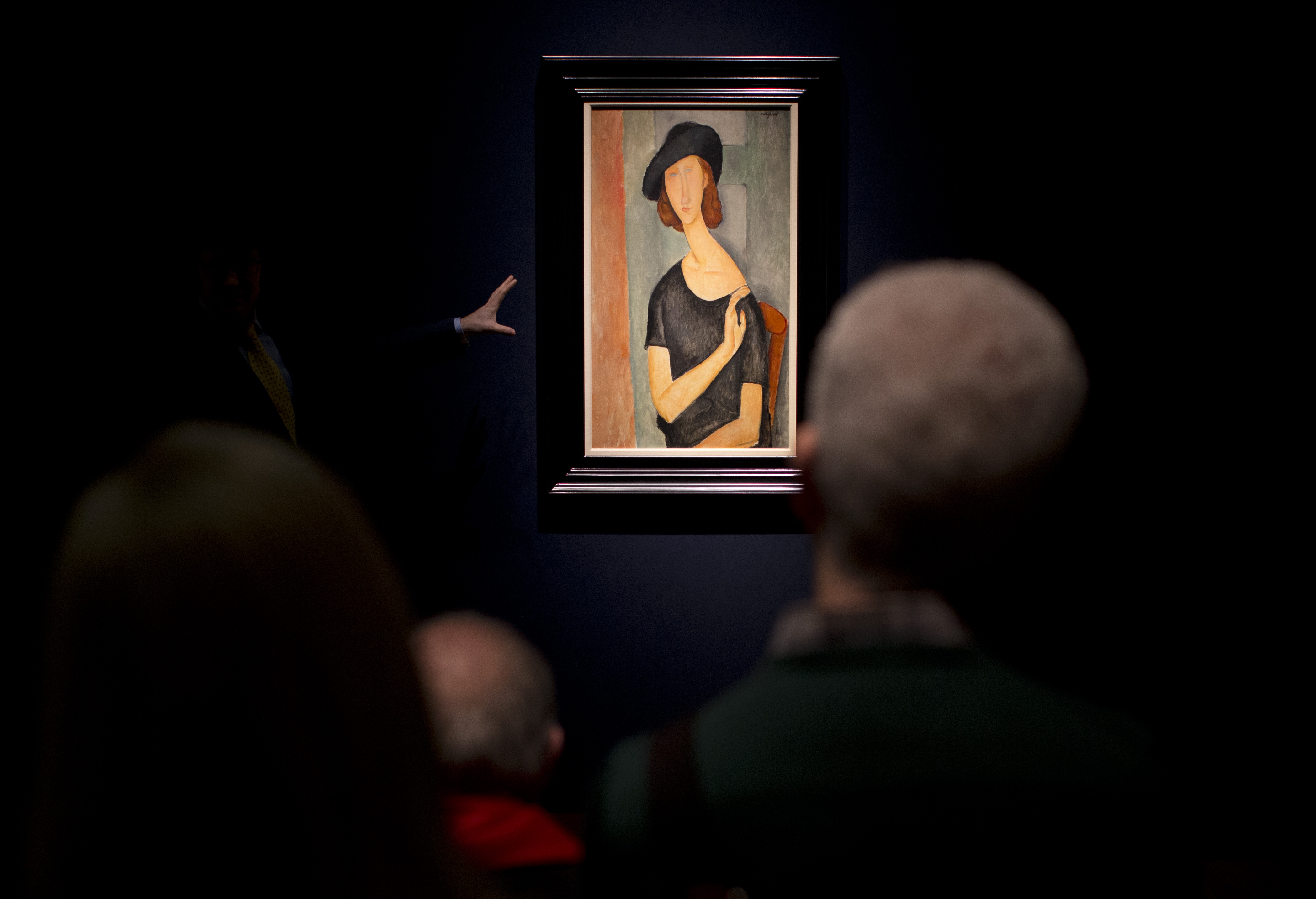 Amedeo Modigliani Portrait Sells For 42M In London Auction CBS News   AP ArtAuction 