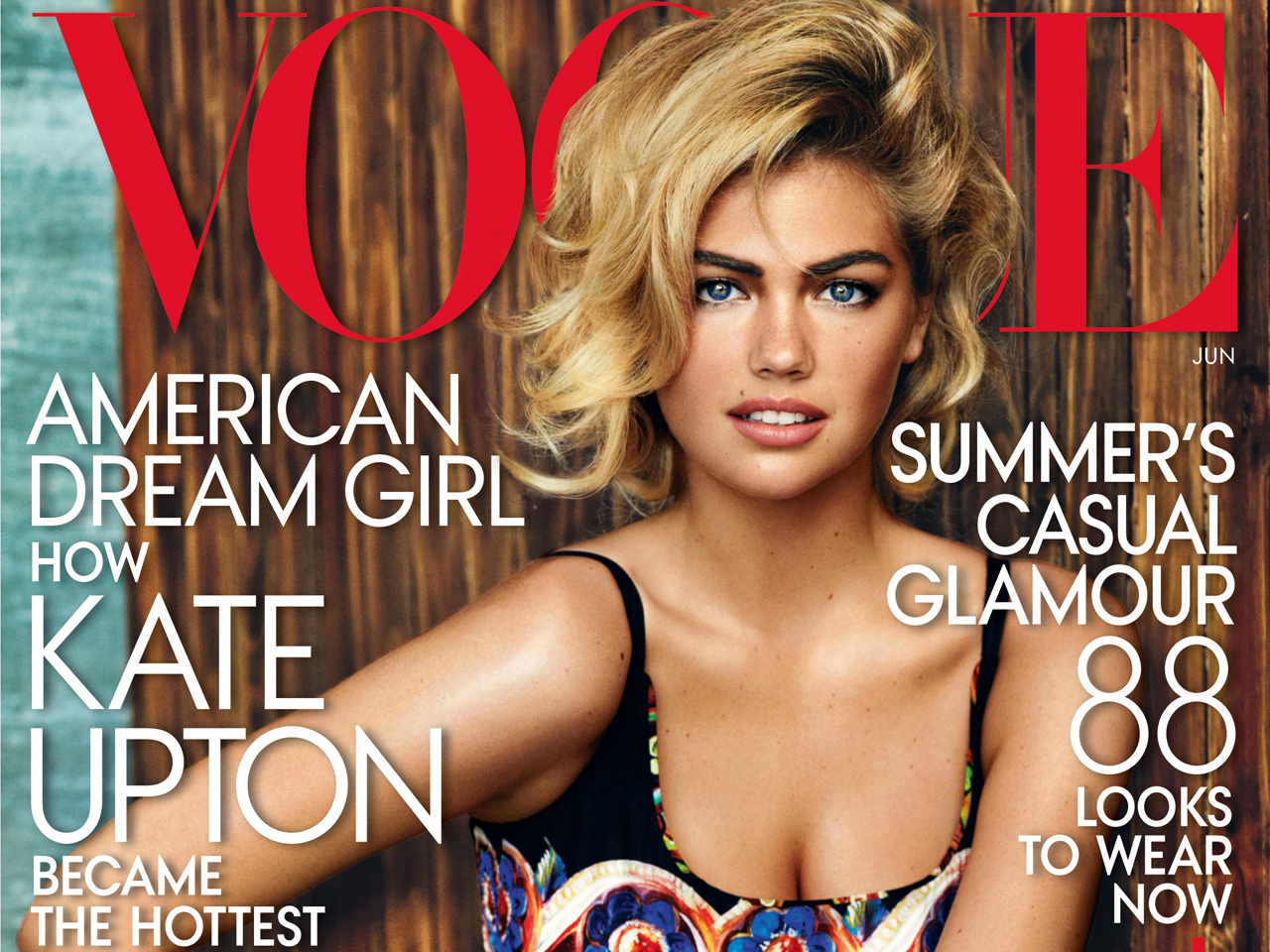 Kate Upton goes Vogue, covering the magazine's June issue - CBS News