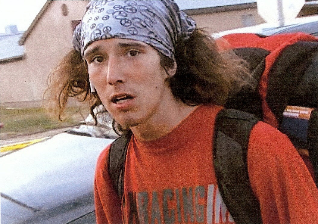 Kai The Hitchhiker Caleb McGillvary, aka 'Kai the Hatchet-Wielding Hitchhiker', arrested