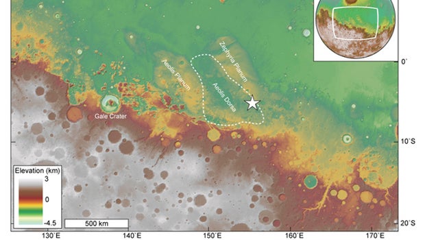 Ancient Mars river may have flowed into huge ocean - CBS News