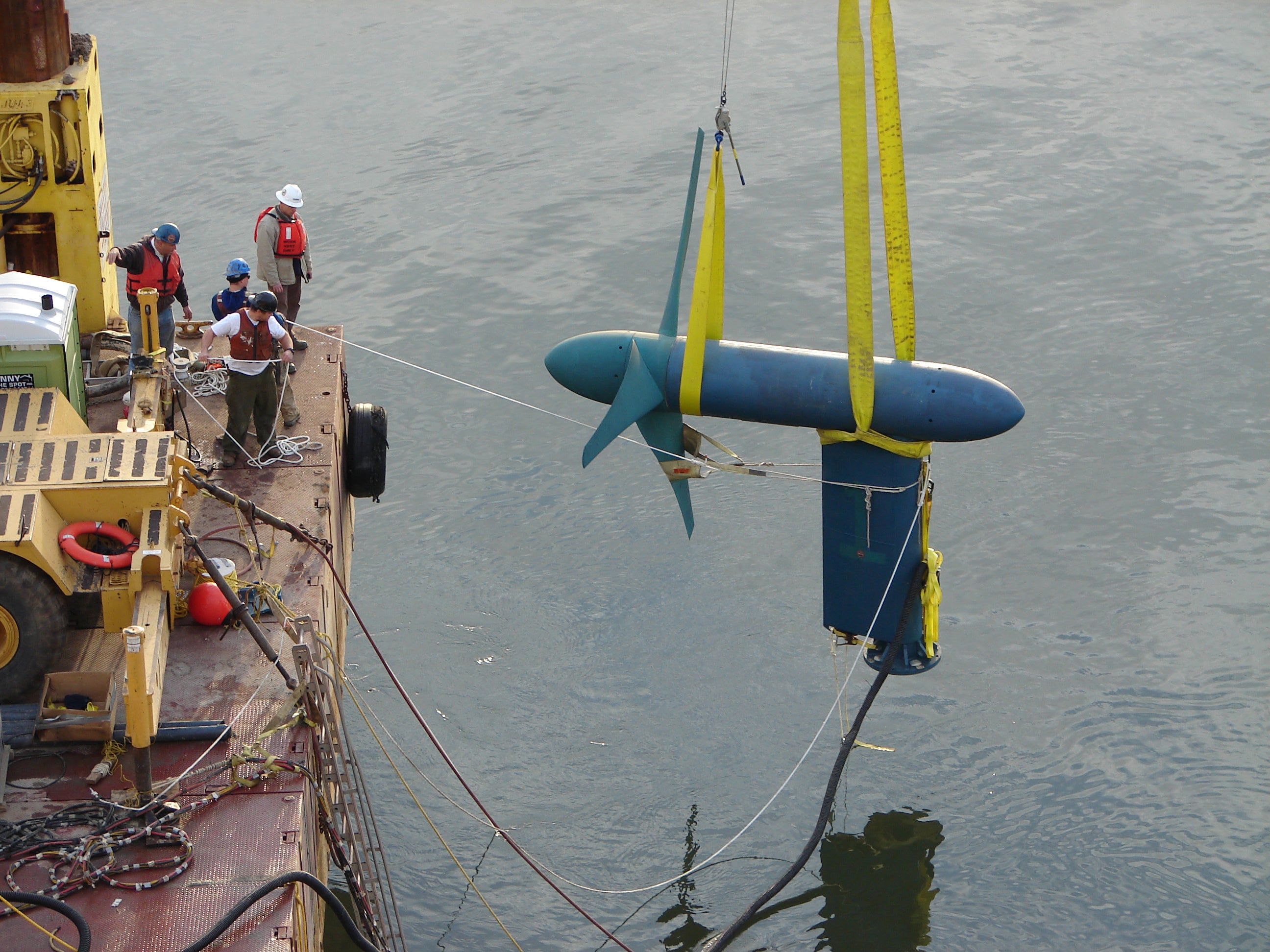 underwater turbine electricity production