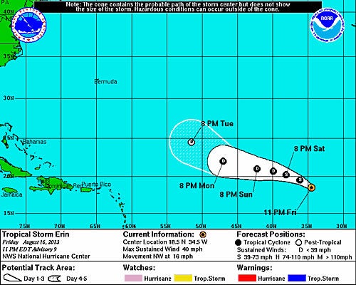 Hurricane Season'S First Storm? Tropical Storm Erin'S Latest Update - cn5mo8g
