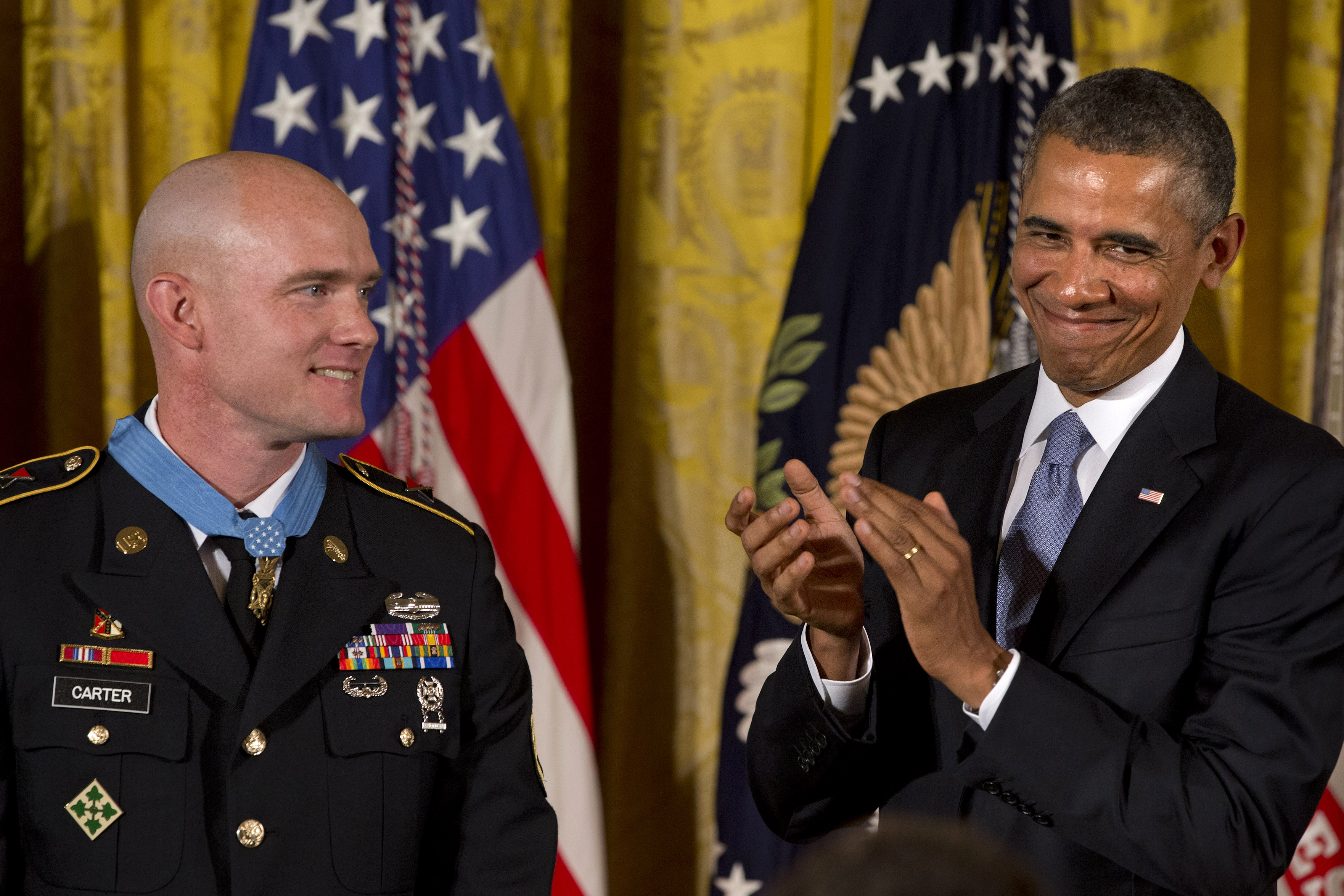 Obama awards Medal of Honor, highest US military decoration, to Afghanistan  hero