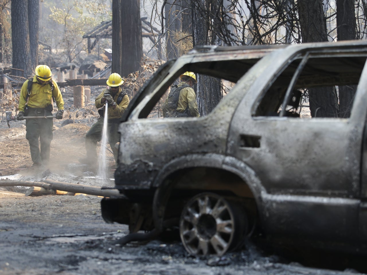 Firefighters Gain Ground On Still-growing Yosemite Wildfire - CBS News