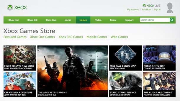 Xbox Live Marketplace now called Xbox Games Store – GeekWire