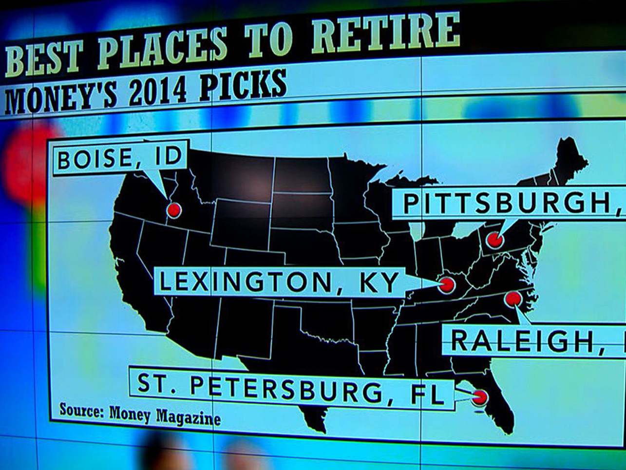 Money magazine reveals its best places to retire CBS News