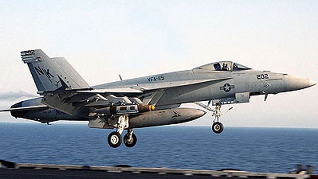 Navy jet crashes off Virigina Beach; pilot ejects from aircraft - CBS News