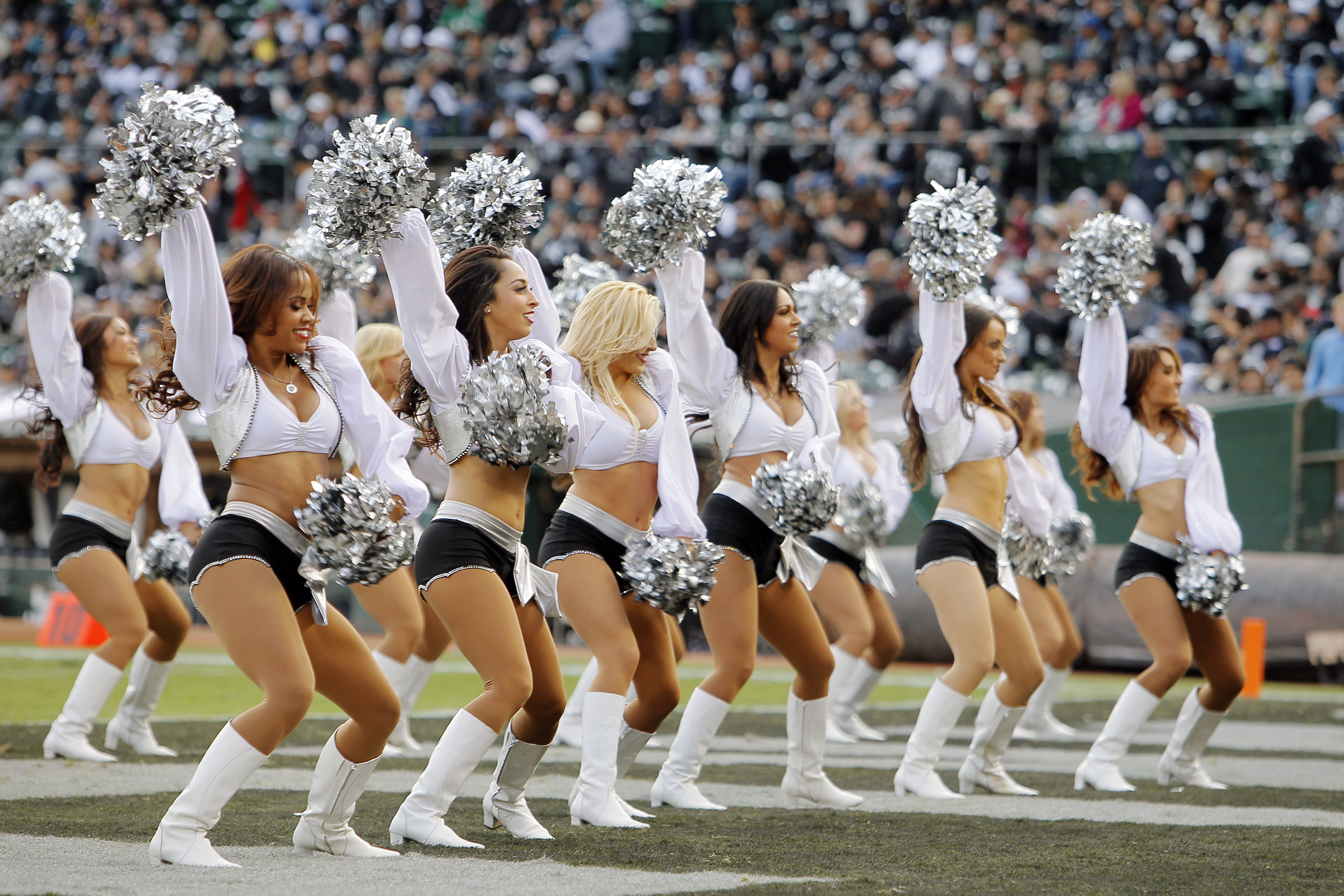 Sights of the Game: Raiderettes vs. Texans