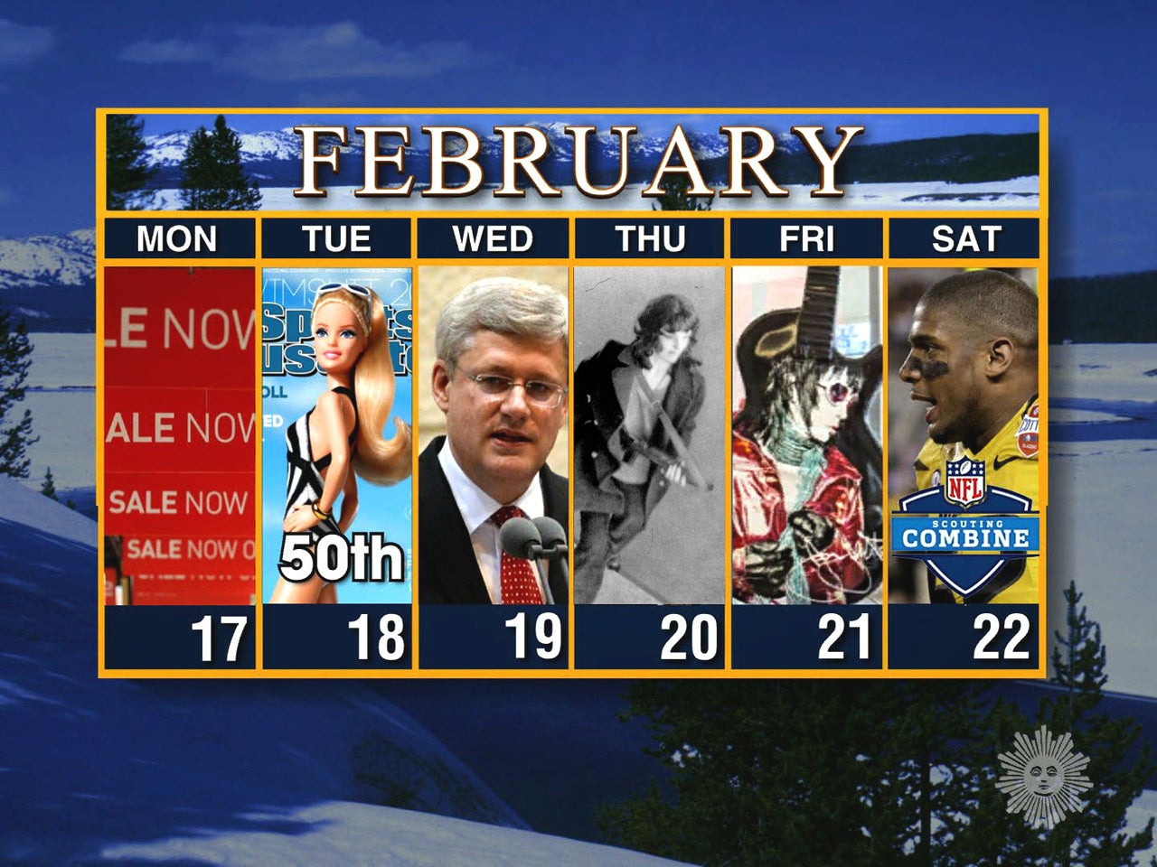 Calendar Week Of February 17 CBS News