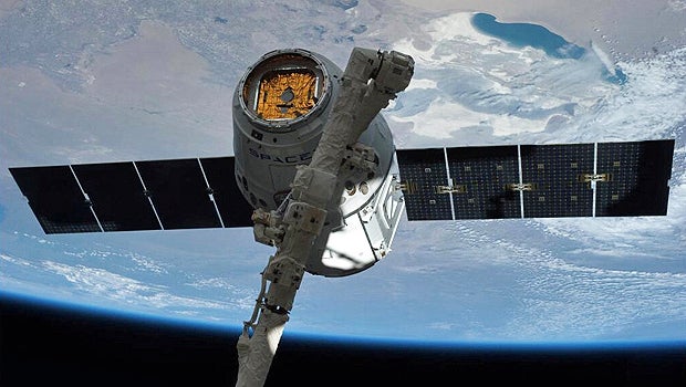 SpaceX cargo ship attached to space station - CBS News