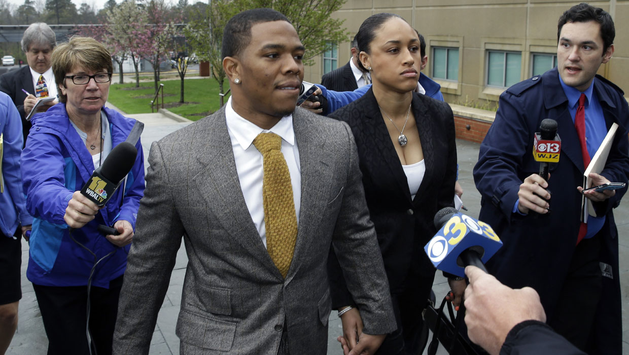 Why did Rutgers choose to feature Ray RIce in a promotional video?