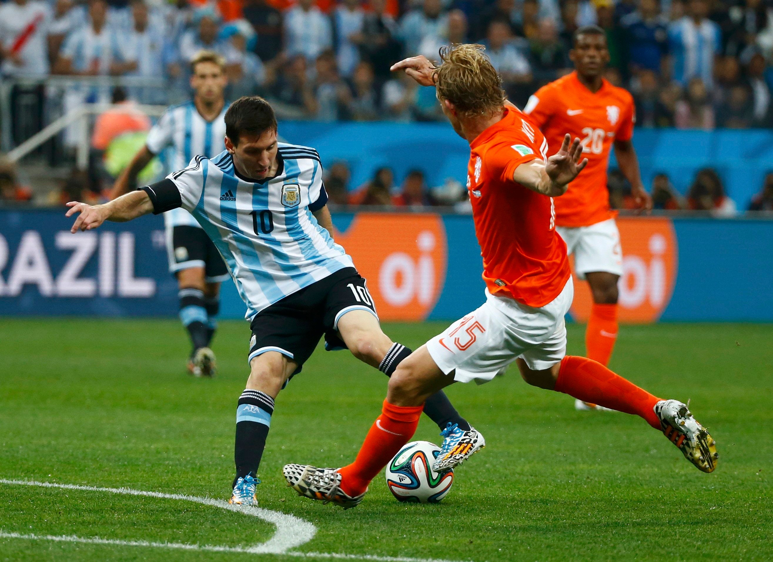 Sergio Aguero (ARG), JULY 9, 2014 - Football / Soccer : FIFA World Cup 2014  semi-final match between Netherlands 0(2-4)0 Argentina at Arena De Sao  Paulo Stadium in Sao Paulo, Brazil. (Photo by AFLO) [3604] Stock Photo -  Alamy