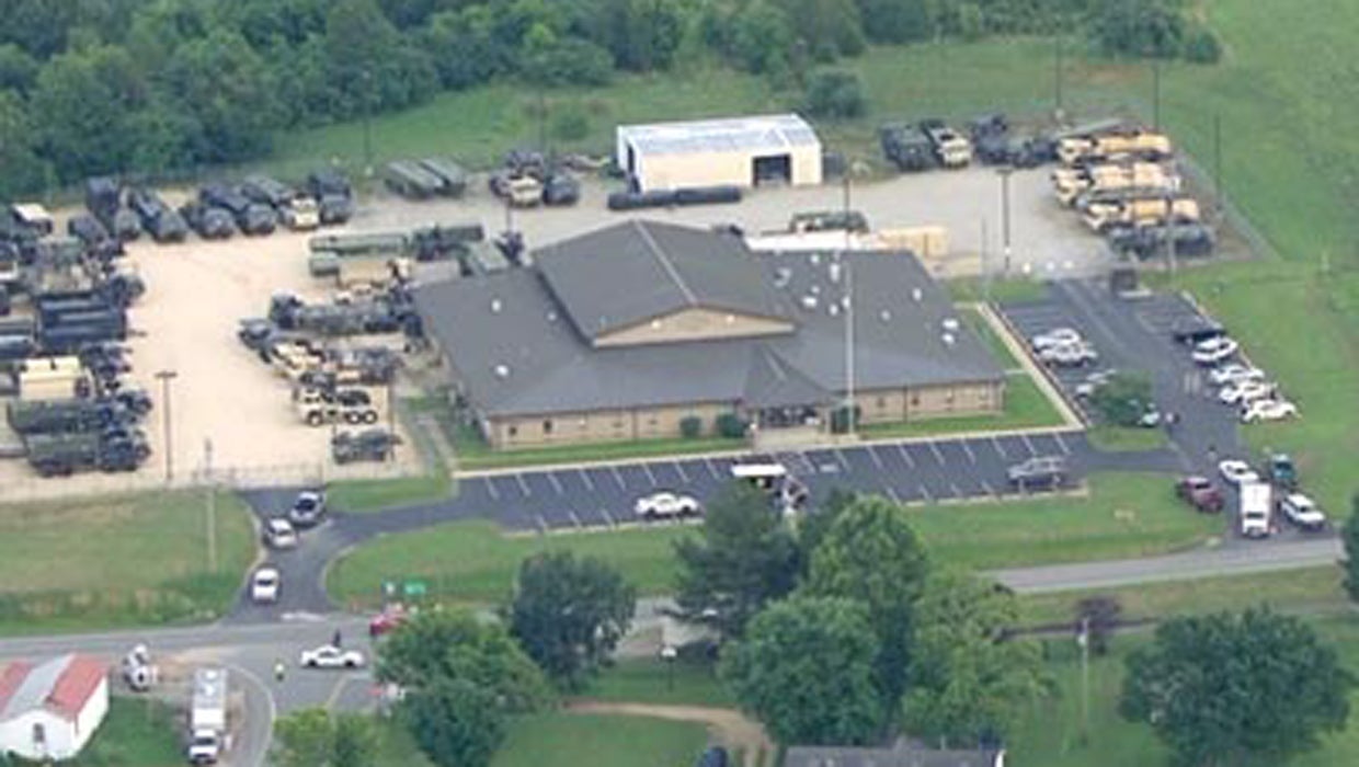 Shooting at U.S. National Guard Armory in Lobelville, Tennessee kills