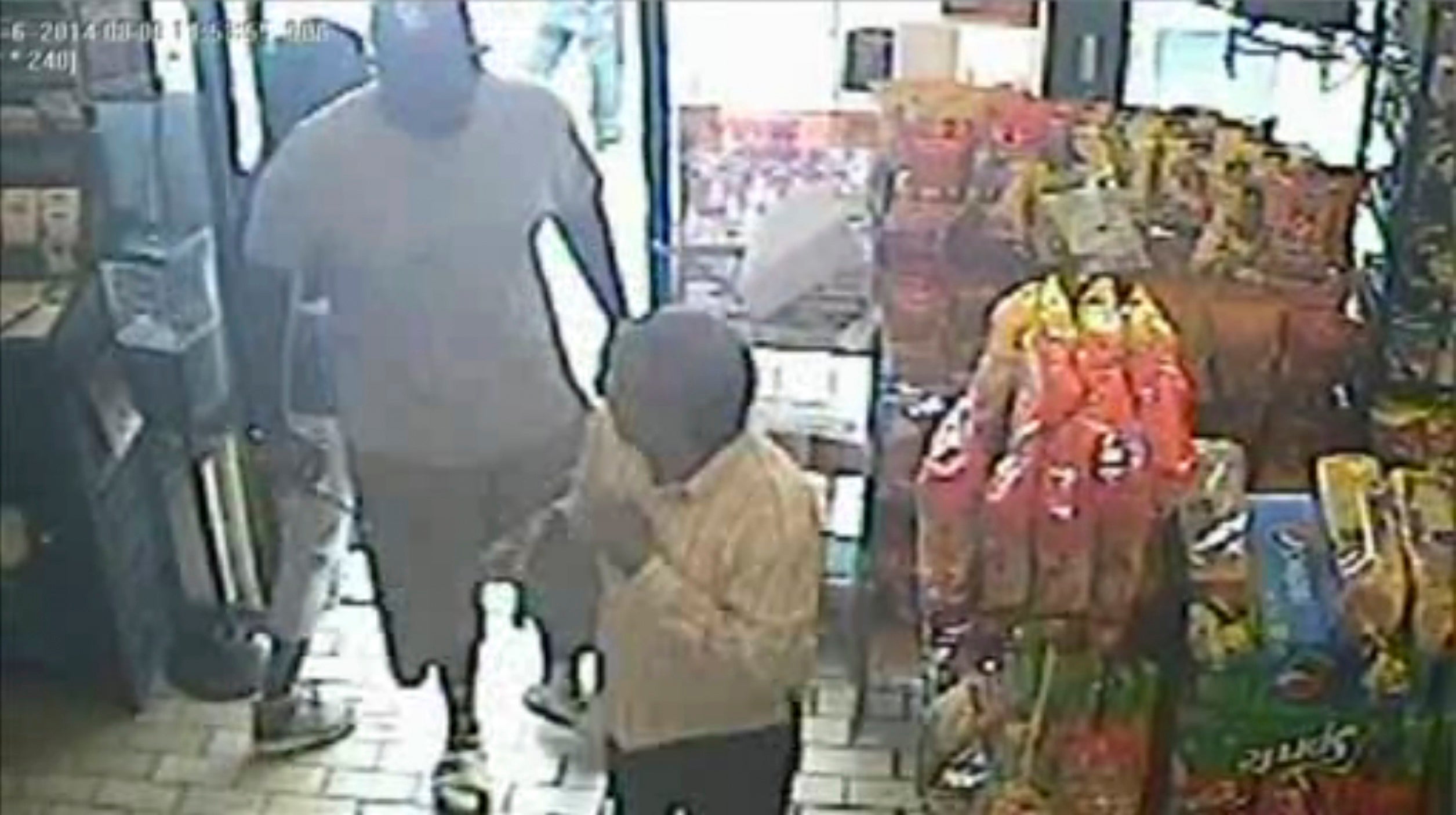 Surveillance shows looting of shoe store near Ferguson night after Michael Brown's death