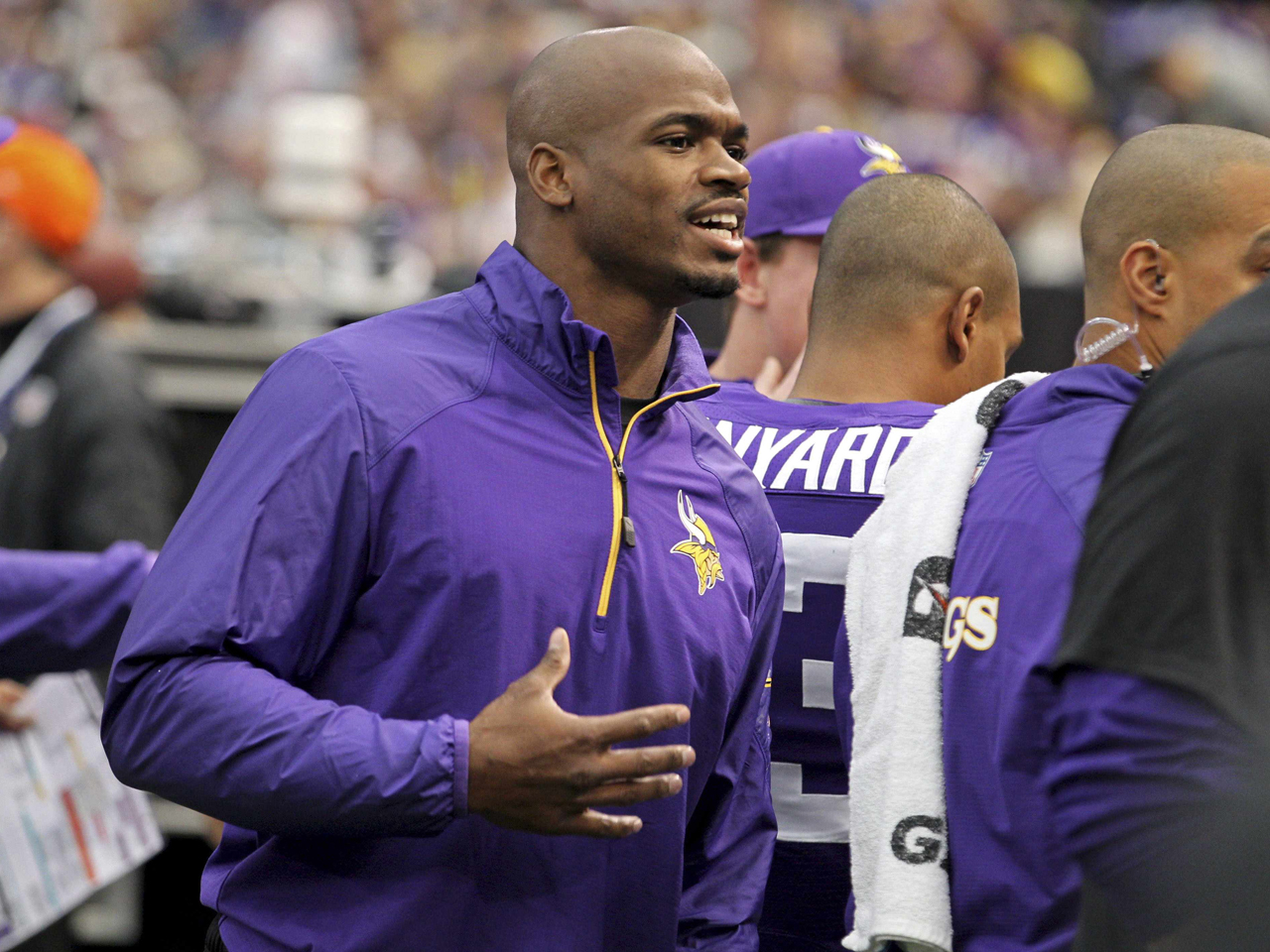 Vikings 'fully expect' Adrian Peterson back in 2015