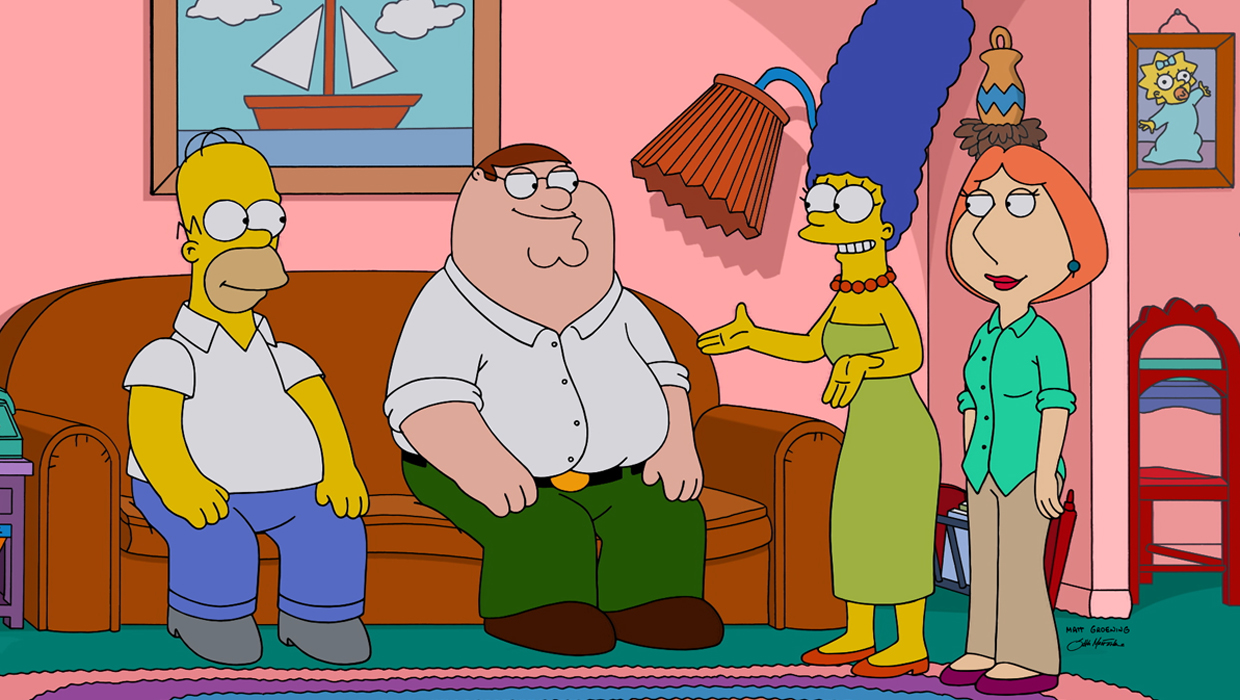 Simpsons/Family Guy crossover under fire for rape joke - CBS News