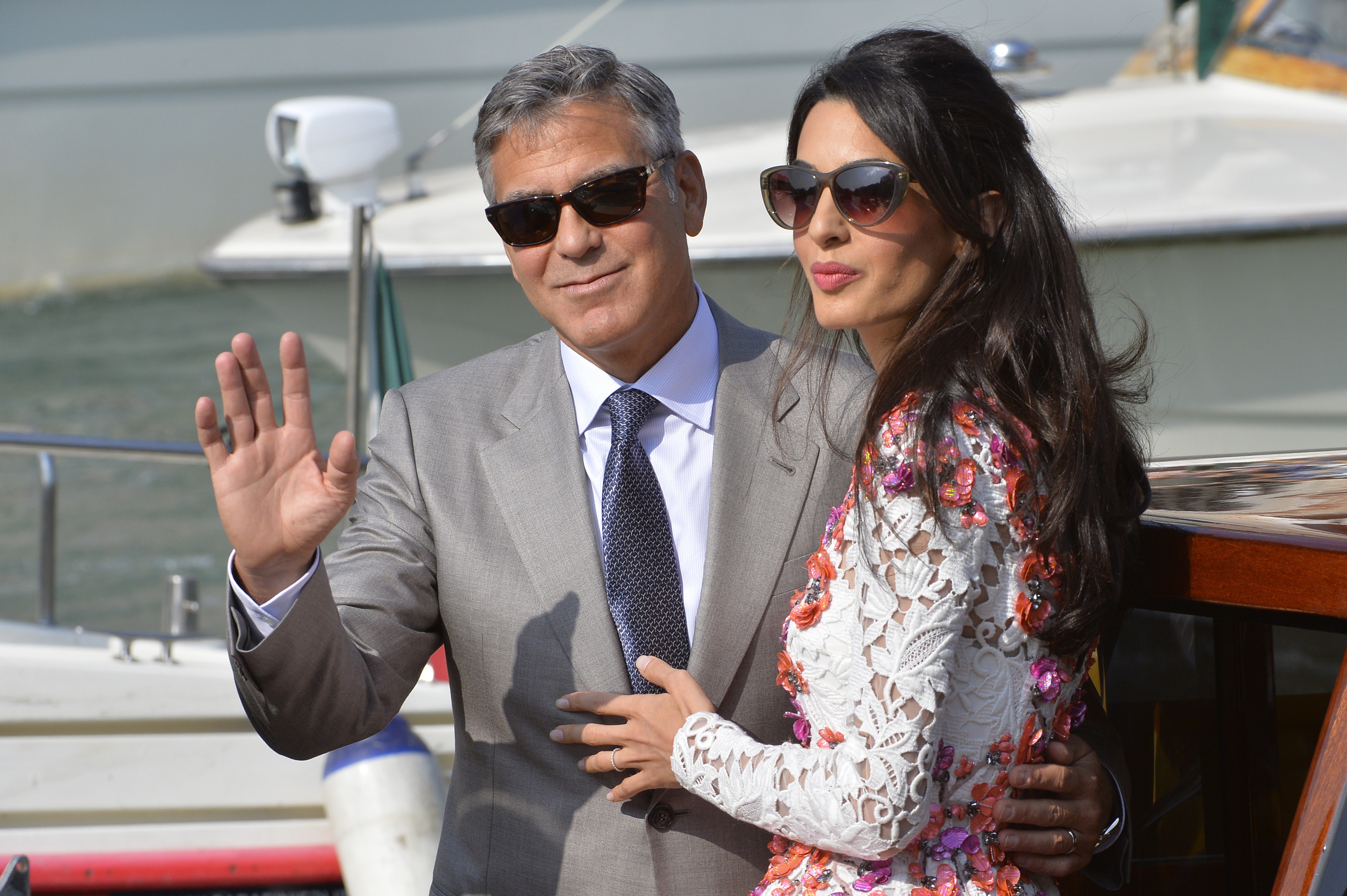 george clooney amal alamuddin safari