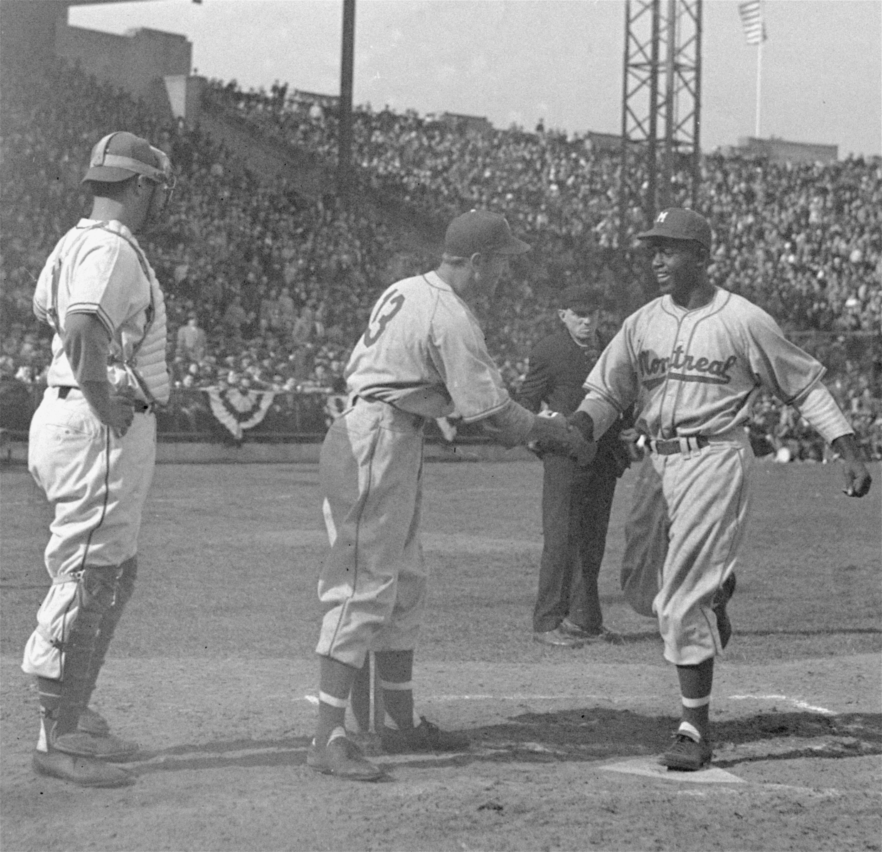 1955 George Shuba Game Worn Brooklyn Dodgers Jersey. Baseball, Lot  #81885