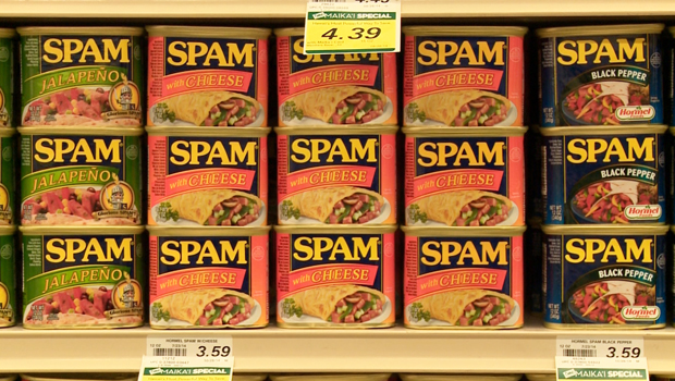 All these flavors of Spam in Hawaii : r/mildlyinteresting