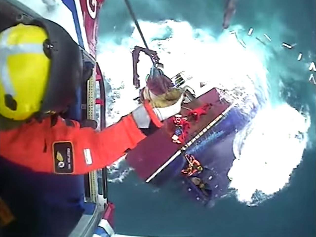 Dramatic Coastguard Rescue Caught On Tape North Of Outer Hebrides