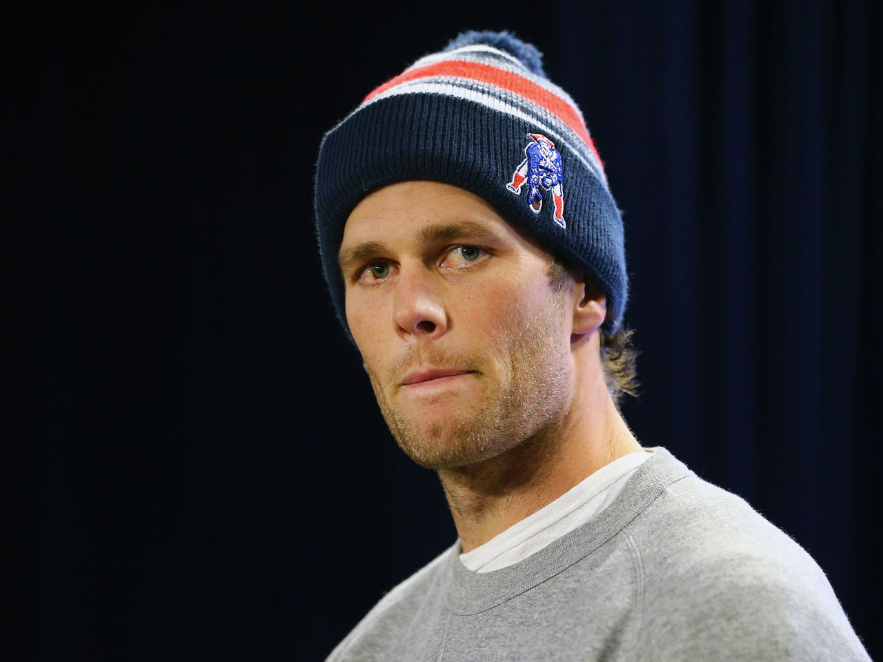 New England Patriots Pet Knit Hat