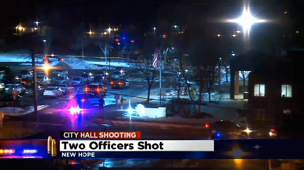 Police: 2 officers shot, suspect killed in shooting at New Hope ...