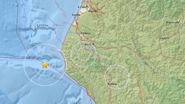 5.7 Earthquake Shakes Northern California Coast - CBS News