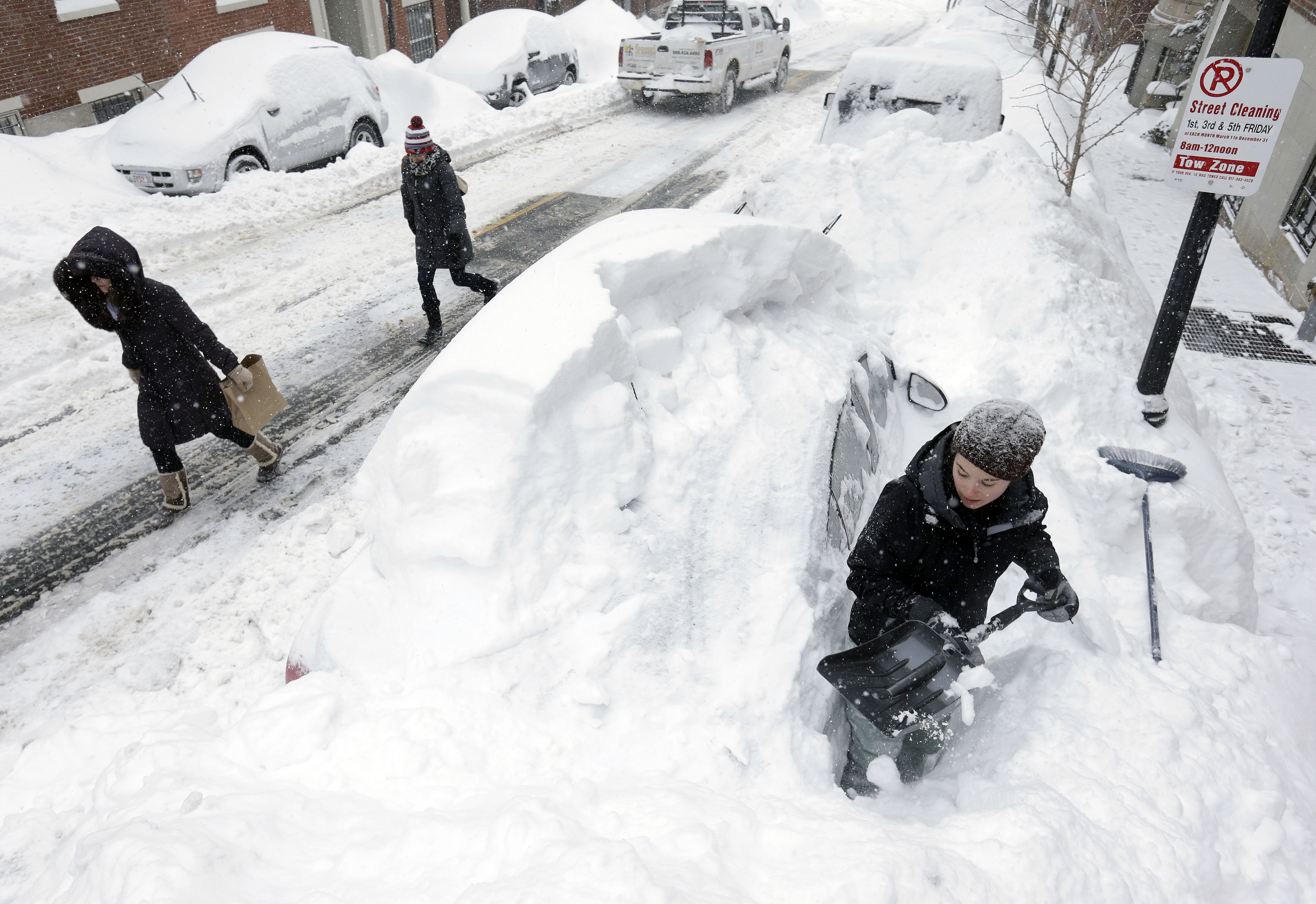 Boston digs out from massive snowfall ahead of possible storm Thursday