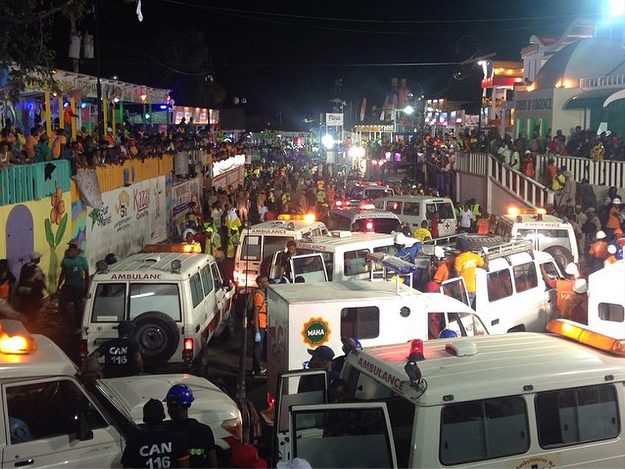 Haiti power line falls on Carnival float killing many - CBS News