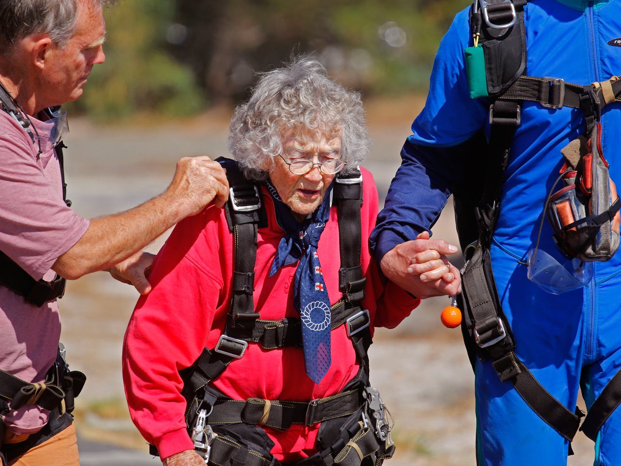 South African woman Georgina Harwood celebrates 100th birthday with ...