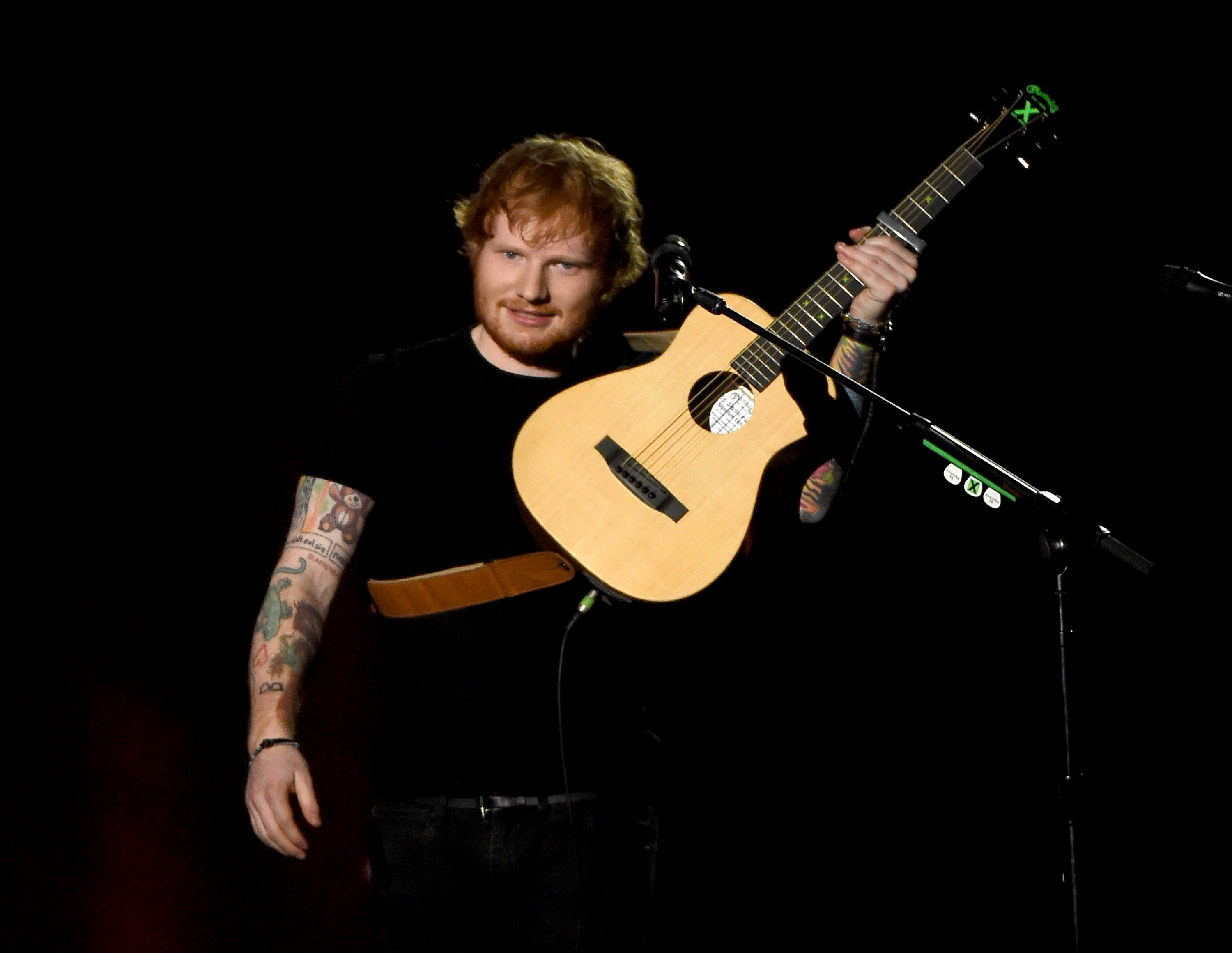 Ed Sheeran reveals the secrets behind his sixty colourful tattoos after  going shirtless for new music video Shape Of You  The Sun