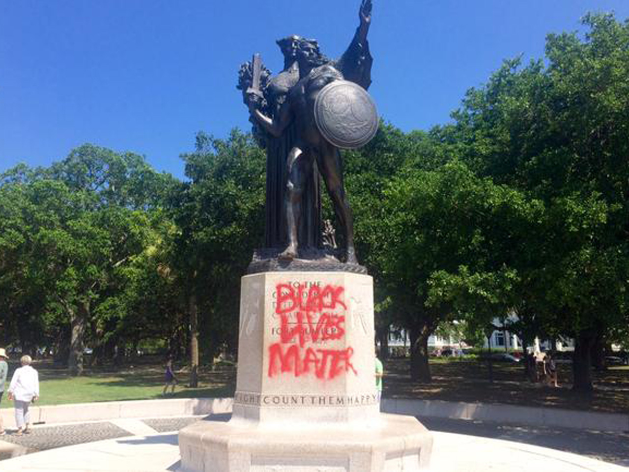 More states seeing Confederate statues defaced in wake Charleston