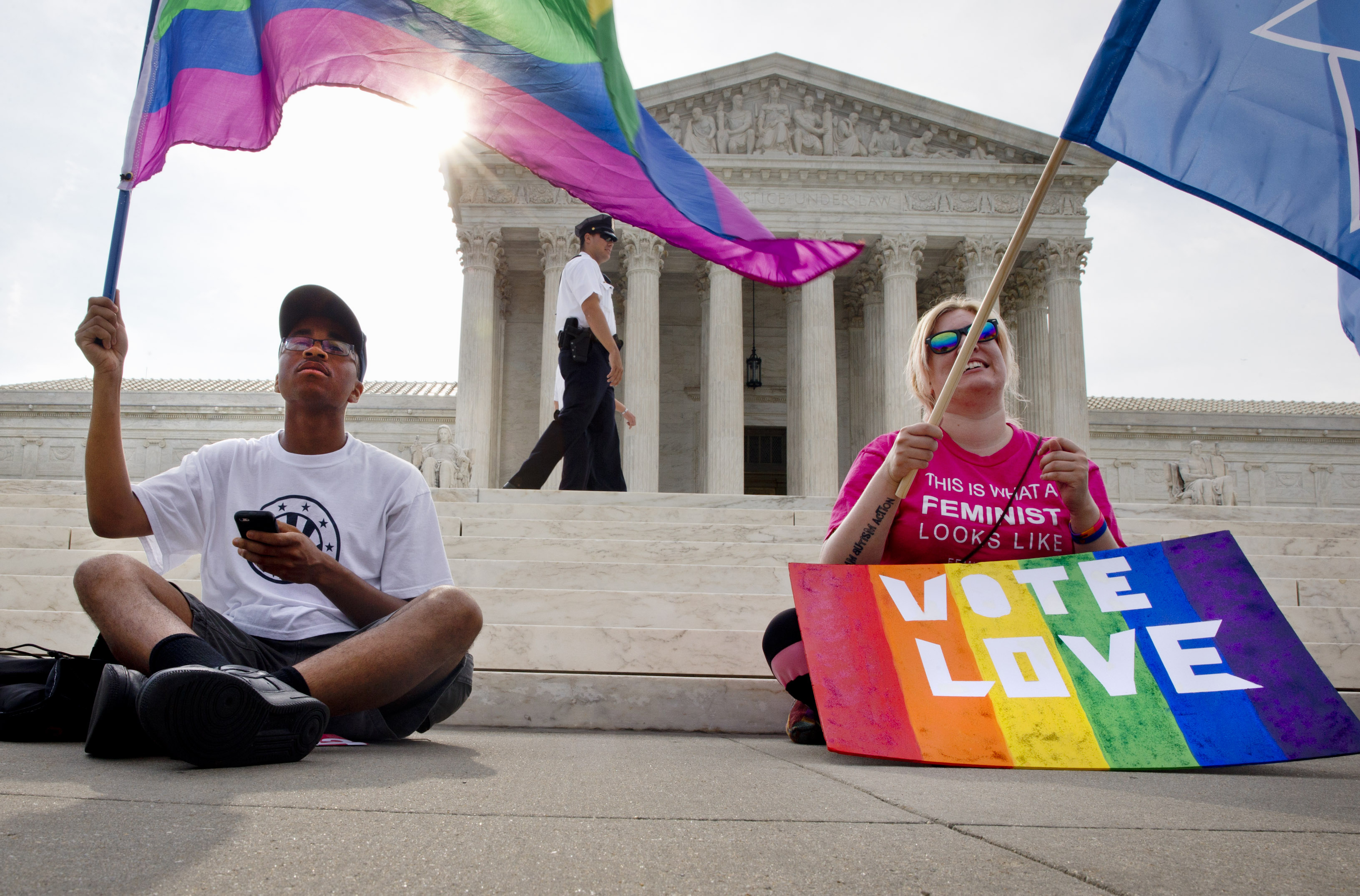 Same Sex Marriage Supporters Hail Supreme Court Ruling Cbs News 8941