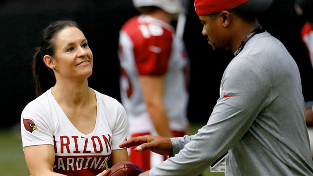 Meet Jen 'Dr. J' Welter, The NFL's First Female Coach