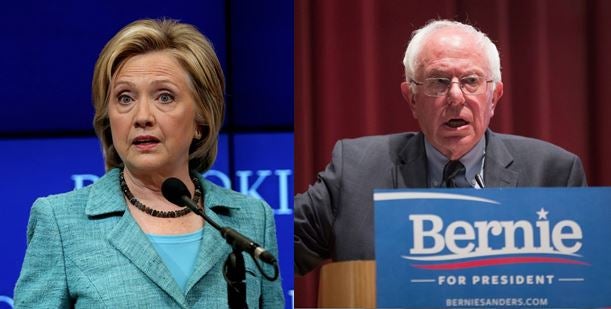 Election 2016 Hillary Clintons Lead Over Bernie Sanders Cut By Half In National Poll Cbs News