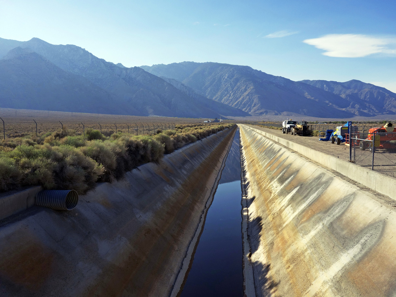 LA Aqueduct flows after controversial dam built for drought is