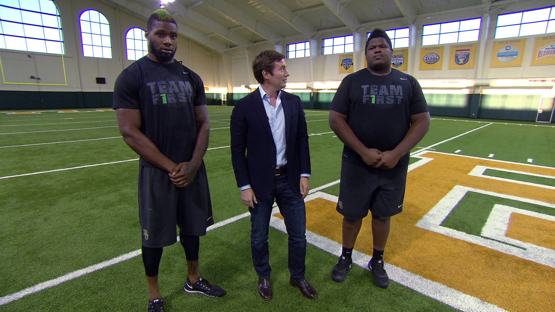 Baylor football's McGowan and Oakman loom large on and off field CBS News